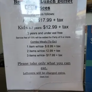 Prices