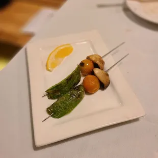 Yasai Yaki- Cherry Tomato,  Green Pepper and Mushroom