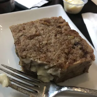 Homemade bread pudding