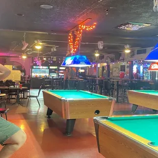 billiards and pool tables