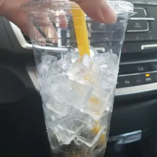 Just alot of ice for $4.