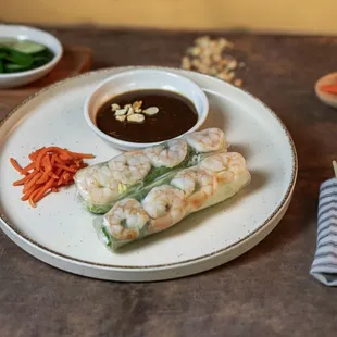 Shrimp spring roll