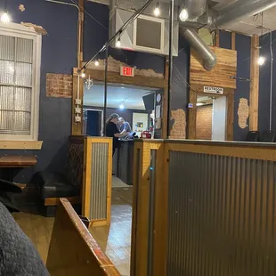 the inside of the restaurant