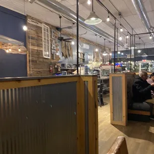 the interior of a restaurant
