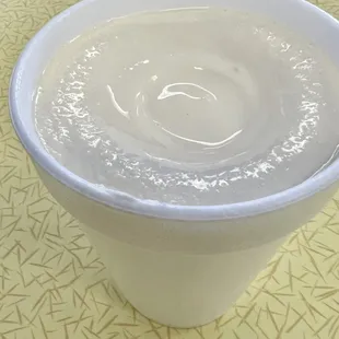 Cookie dough milk shake