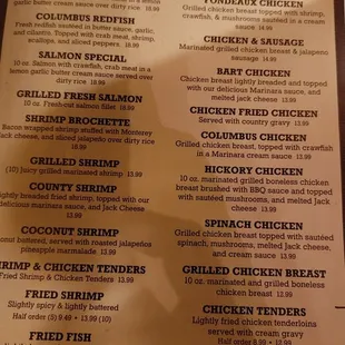 Seafood &amp; chicken