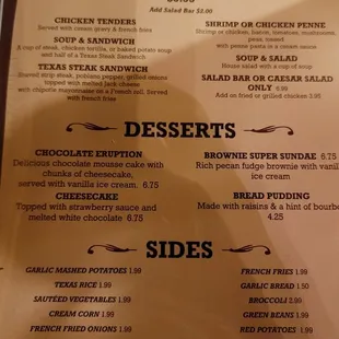 Desserts