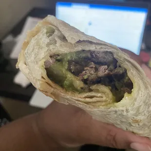 Carne asada burrito