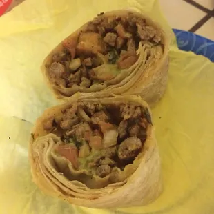 Steak and Shrimp Burrito