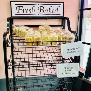 Fresh baked bread Pan De Sal (salt bread)