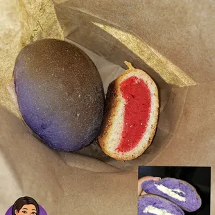 Ube cream cheese &amp; balintawak for baby doll