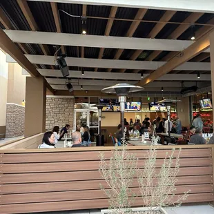 Patio Seating -- dog friendly