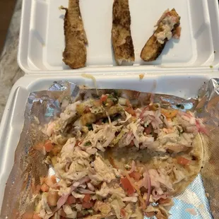 Famous fish tacos, disgusting