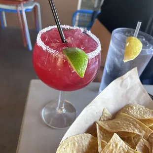My friend had another margarita. Can't remember the name but she used also enjoyed hers as well.