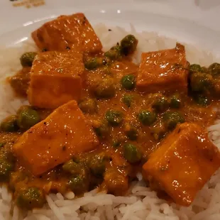 Matar paneer