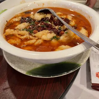 C10. Boiled Fish Fillet in Hot Chill Oil