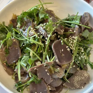 Garlic duck stomach
