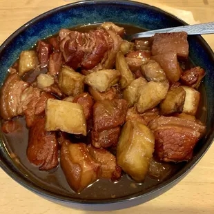 Braised pork belly. Very good!