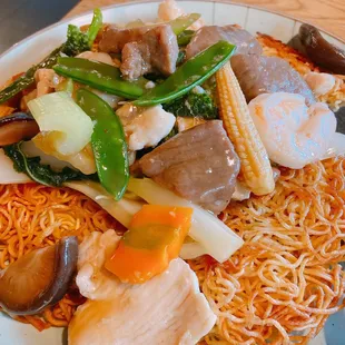 Pan fried noodles
