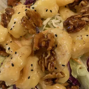 Honey Walnut Prawns