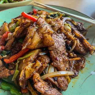 Black Bean Beef Chow Fun