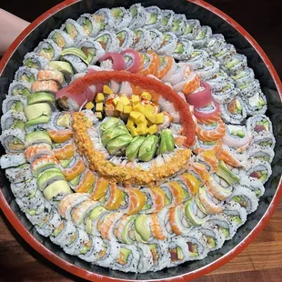 Sushi platter