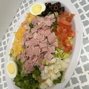 One of the chef salads we serve