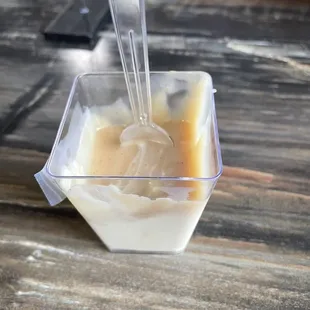 Salted caramel butterscotch pudding