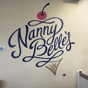 Nanny Belle&apos;s design on wall