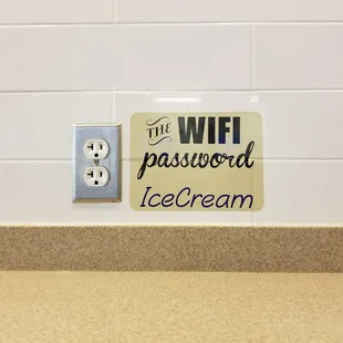 WIFI PASSWORD
