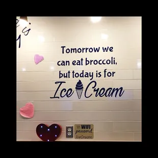 an ice cream shop