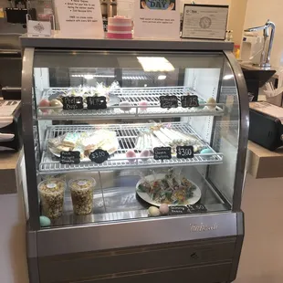 Nice little dessert display case!