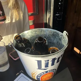 coors beer bucket