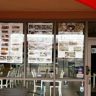 Front Windows with Menus