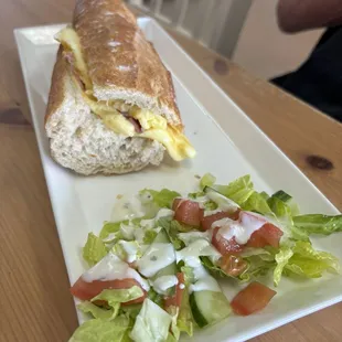 Croisant Omelet Sandwich