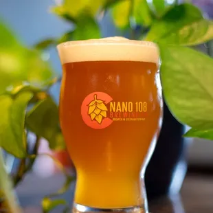 a glass of beer