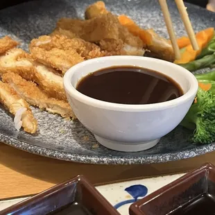 Chicken Katsu with Fresh Vegetables