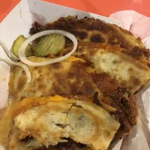 Brisket quesadilla