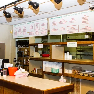 sushi and sashimi, interior