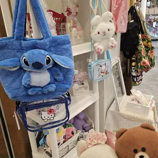 Stitch and bunny purses!