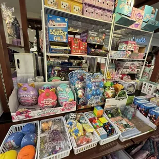 Mystery boxes and fidget toys