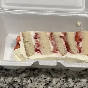 Half size strawberry shortcake