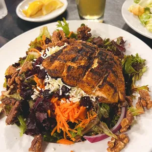 Blackened Salmon Salad