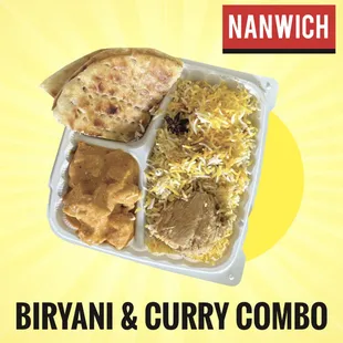 Biryani curry combo