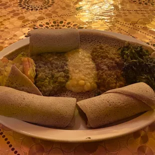 Veggie combo. Everything fresh and tasty.