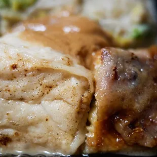 April 2021 Kaiseki Takeout - Unagi tempura and sesame tofu tempura w/ gobo sauce