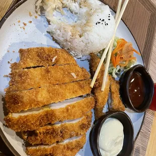 Chicken Katsu, crispy, juicy perfection