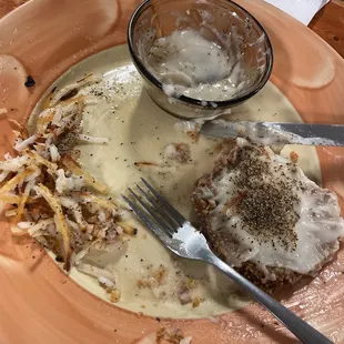 Chicken Fried Steak Breakfast!