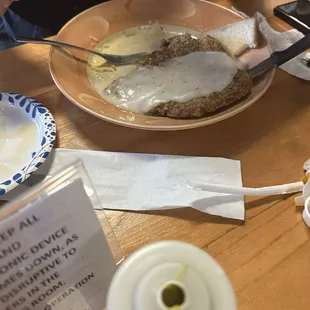 Cowboy breakfast and pancake specials! Yummy!