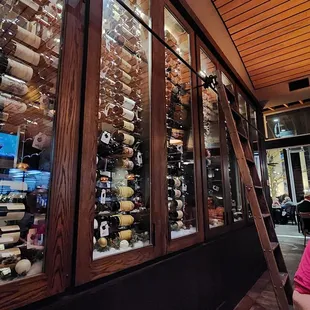 Wine fridge wall
